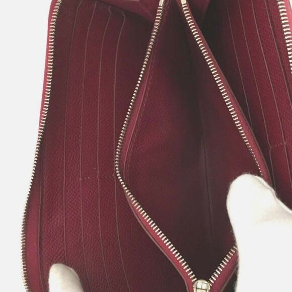 Authentic HERMES Azap Veau Epsom Leather Zip Around Long Wallet - Picture 6 of 10